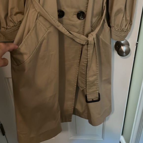 BCBGMaxAzria Beige Trench Coat - Picture 3 of 5